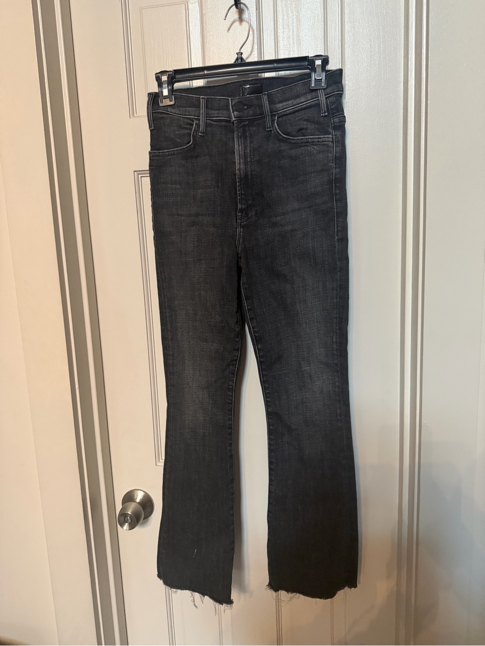 MOTHER hustler ankle fray Jeans